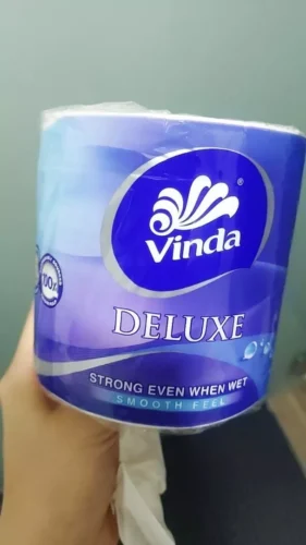 Vinda Deluxe 3 Ply Smooth Feel Toilet Paper Roll (240sx80 Rolls) photo review